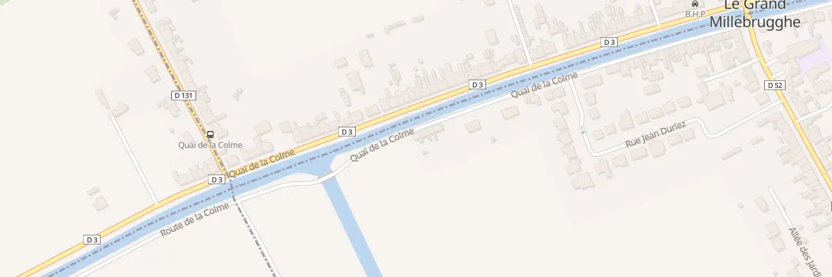 Plan du 1 Quai de la Colme à Steene