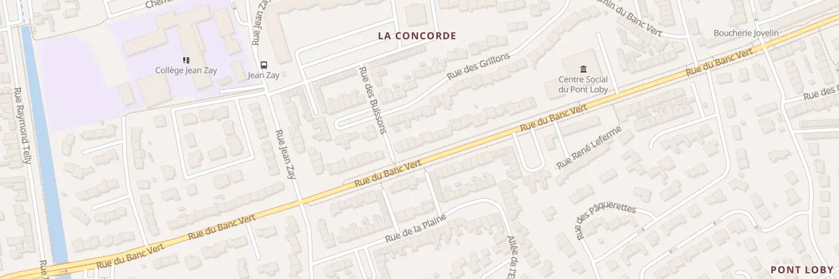 Plan du 1766 Rue du Banc Vert à Dunkerque