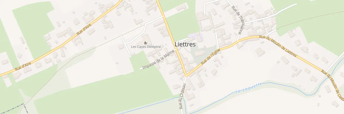 Plan du 1 Imp de la Marine à Liettres