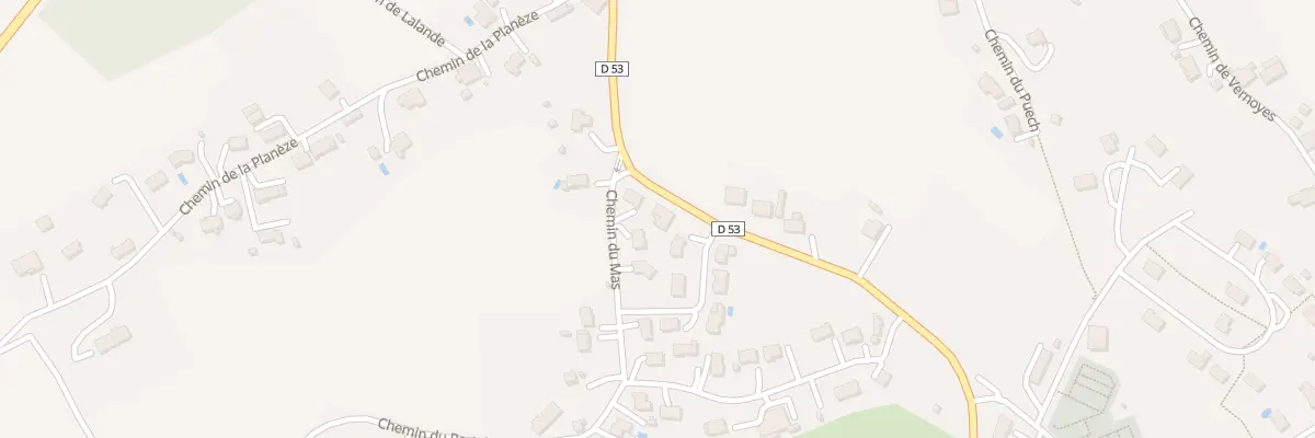 Plan du 6359 Che du Mas à Sansac-de-Marmiesse