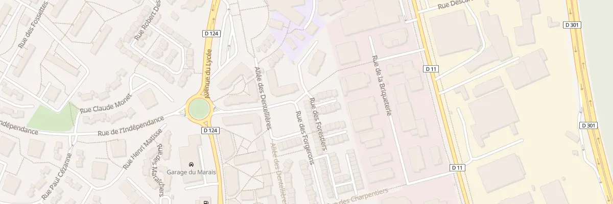 Plan du 2 Rue des Forestiers à Domont