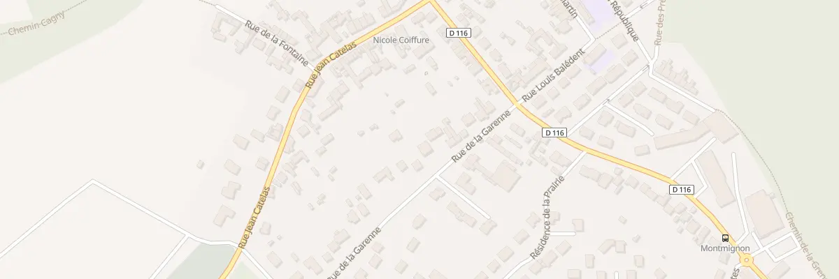 Plan du 16 Rue de la Garenne à Cagny