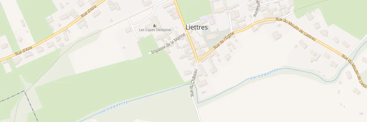 Plan du 2 Rue du Château à Liettres