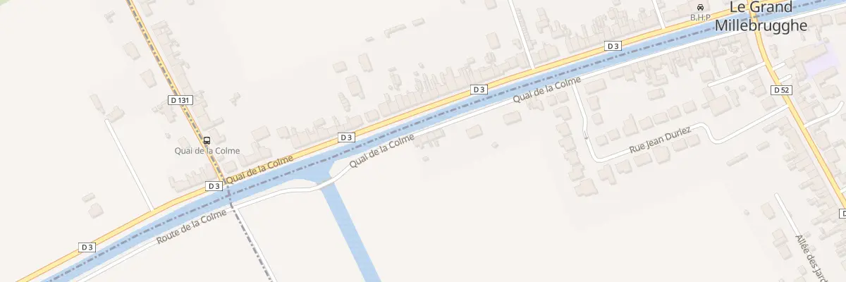 Plan du 2 Quai de la Colme à Steene