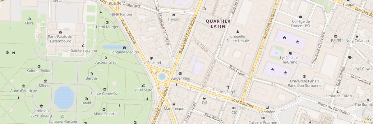 Plan du 59 Bd Saint-Michel à Paris 5e Arrondissement