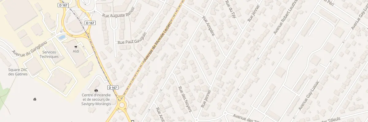 Plan du 22 Rue Pegoud à Savigny-sur-Orge