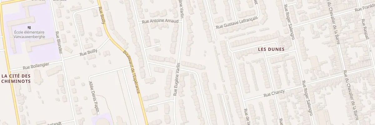Plan du 54 Rue Louis Auguste Blanqui Sp à Dunkerque