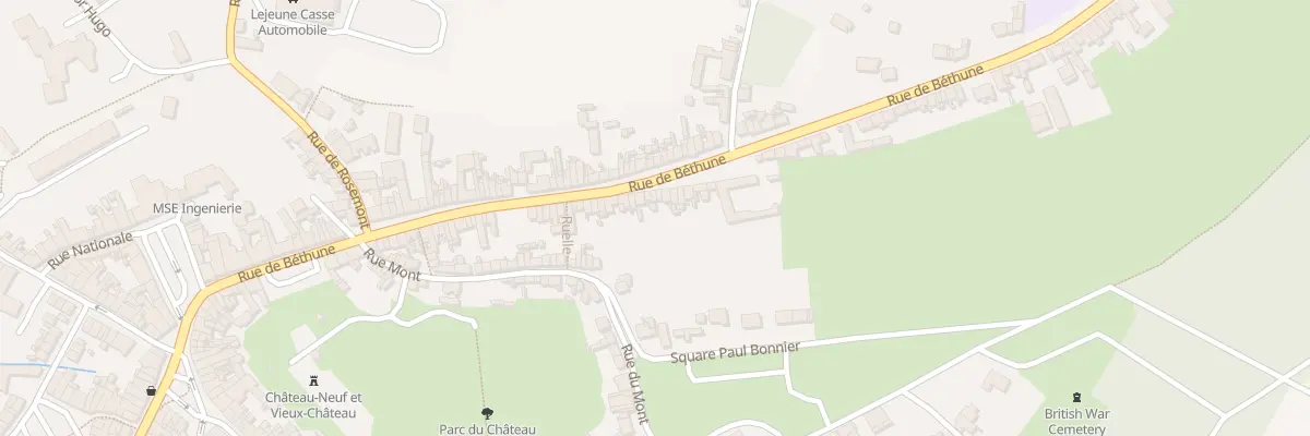 Plan du 80 Rue de Bethune à Saint-Pol-sur-Ternoise