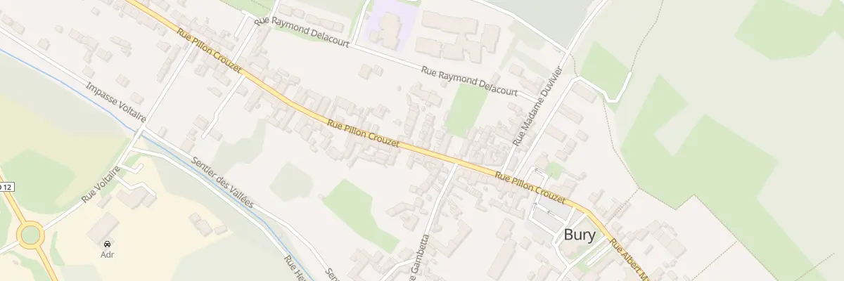 Plan du 236 Rue Pillon Crouzet à Bury