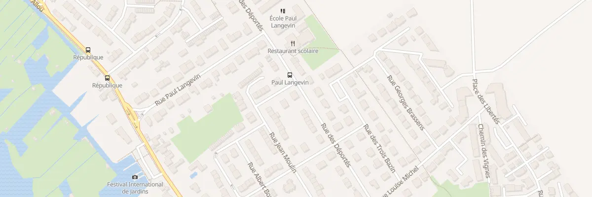 Plan du 23 Rue des Déportés à Camon