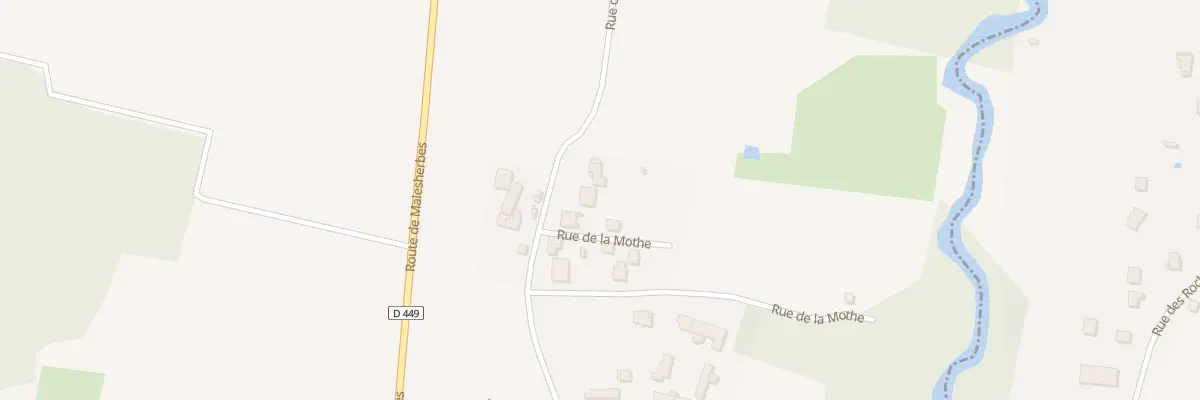 Plan du 12 Rue de la Mothe à D’Huison-Longueville