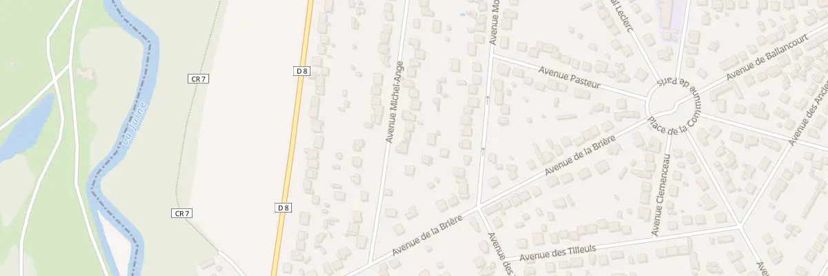 Plan du 8 Av Michel Ange à Itteville
