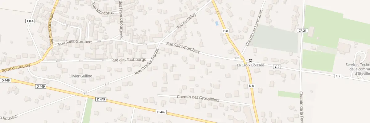 Plan du 36 Rue St Gombert à Itteville