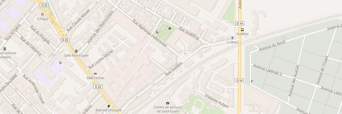 Plan du 34 Rue Alphonse Helbronner à Saint-Ouen-sur-Seine