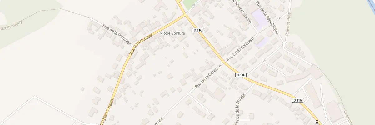 Plan du 10 Rue de la Garenne à Cagny