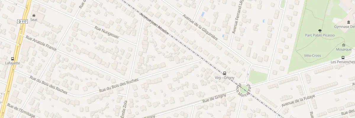 Plan du 55 Rue du Bois des Roches à Sainte-Geneviève-des-Bois
