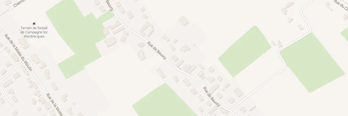 Plan du 417 Rue de Beuvry à Campagne-lès-Wardrecques