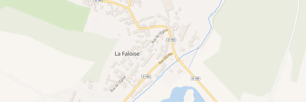 Plan du 9 Rue de l’Eglise à La Faloise