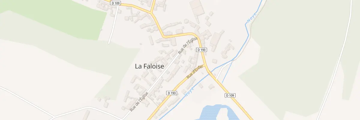 Plan du 7 Rue de l’Eglise à La Faloise