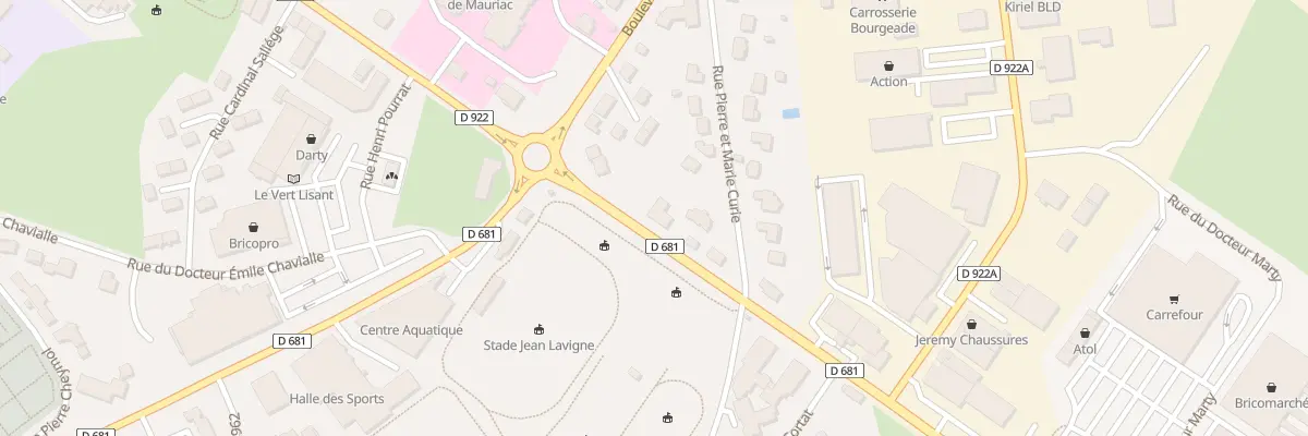 Plan du 35 Av Fernand Talandier à Mauriac