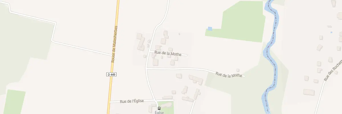 Plan du 10 Rue de la Mothe à D’Huison-Longueville