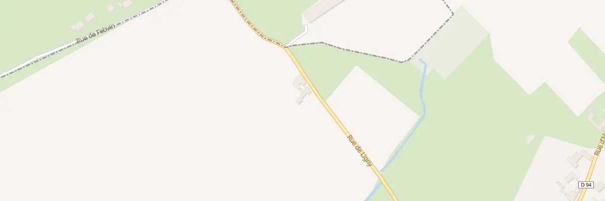 Plan du 1 Rue de Ligny à Westrehem