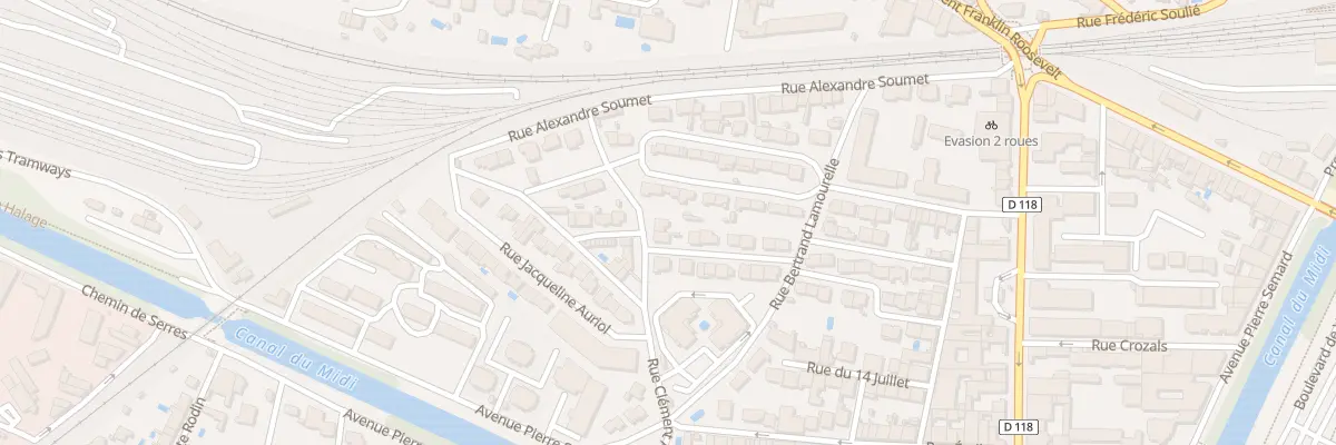 Plan du 4 Rue Clément Ader à Carcassonne