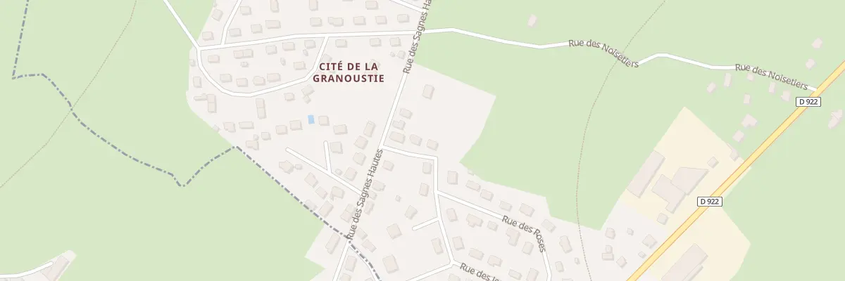 Plan du 23 Rue des Roses au Vigean