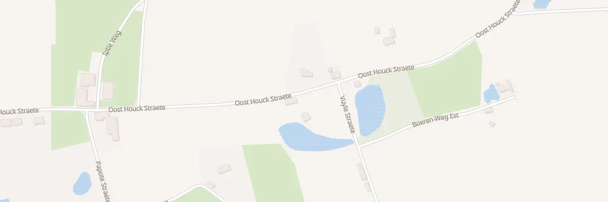 Plan du 656 Vc Oost Houck Straete à Buysscheure