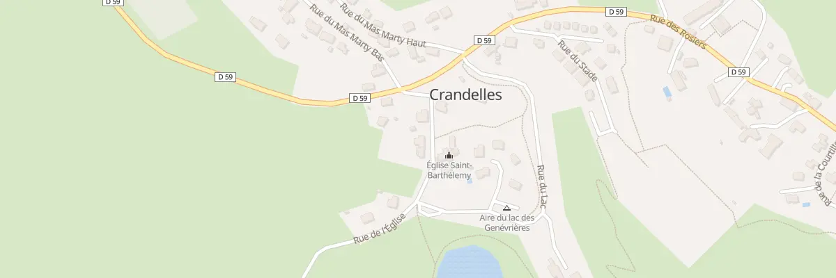 Plan du 7 Rue de l’Eglise à Crandelles