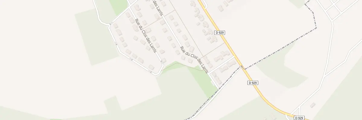 Plan du 2 Rue du Clos des Larris à Balagny-sur-Thérain
