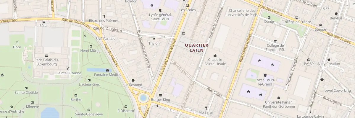 Plan du 51 Bd Saint-Michel à Paris 5e Arrondissement