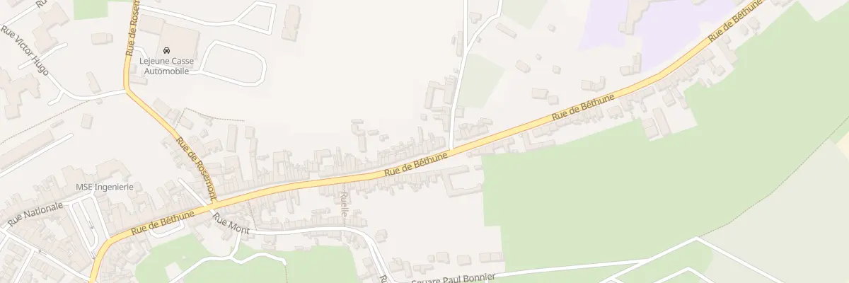 Plan du 99 Rue de Bethune à Saint-Pol-sur-Ternoise