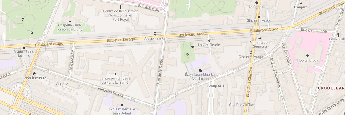 Plan du 71 Bd Arago à Paris 13e Arrondissement