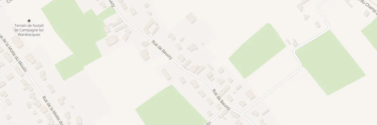 Plan du 449 Rue de Beuvry à Campagne-lès-Wardrecques