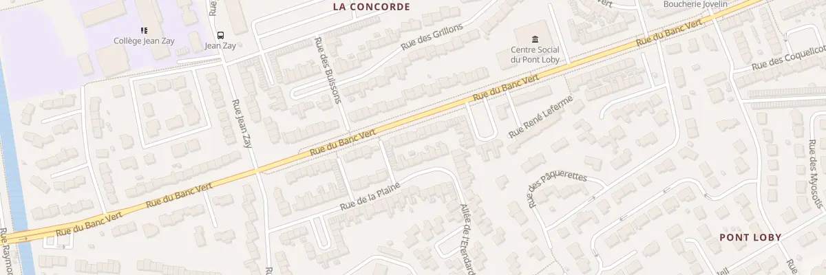 Plan du 1737 Rue du Banc Vert à Dunkerque