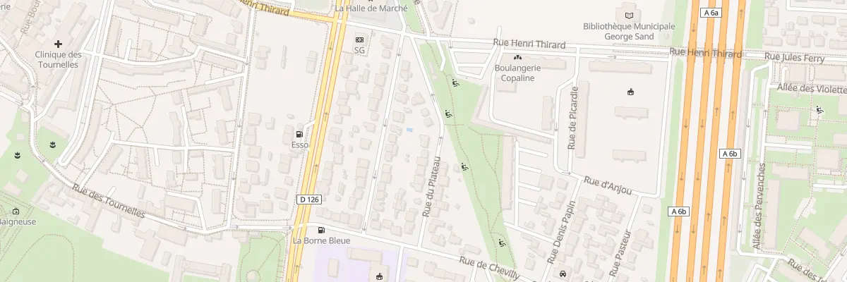 Plan du 2 Rue du Plateau à L’Haÿ-les-Roses