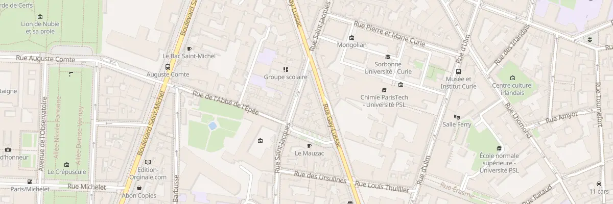 Plan du 223 Rue Saint-Jacques à Paris 5e Arrondissement
