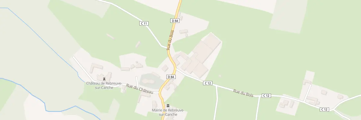 Plan du 1 Rue du Bois à Rebreuve-sur-Canche