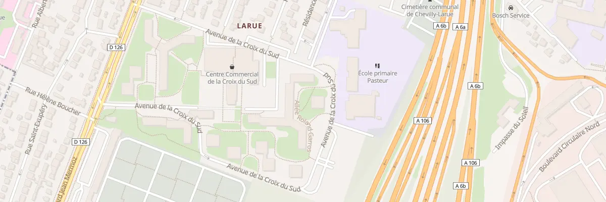 Plan du 13 Av de la Croix du Sud à Chevilly-Larue