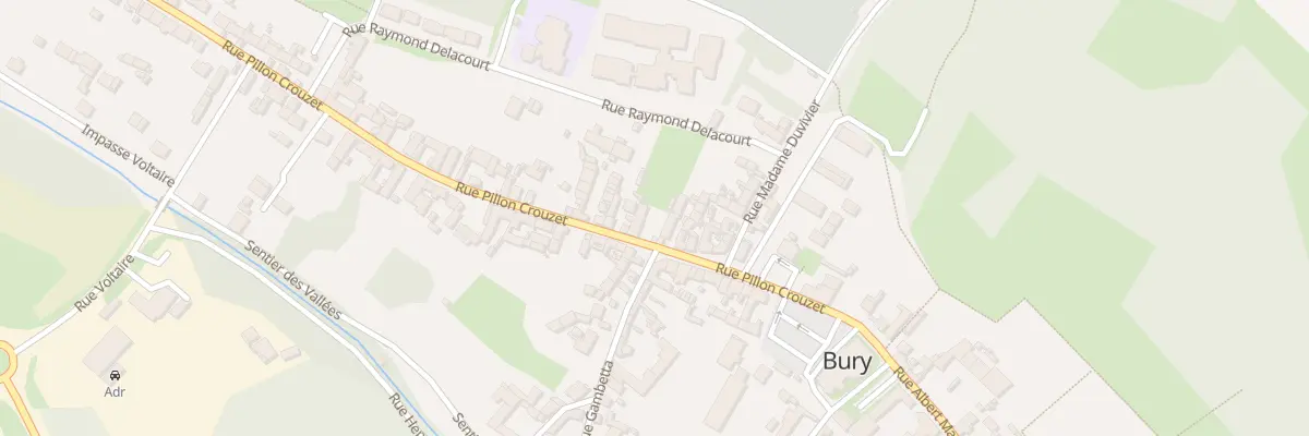 Plan du 194 Rue Pillon Crouzet à Bury