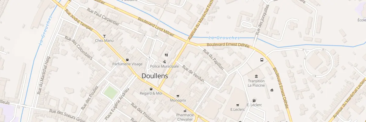 Plan du 21 Rue de Verdun à Doullens