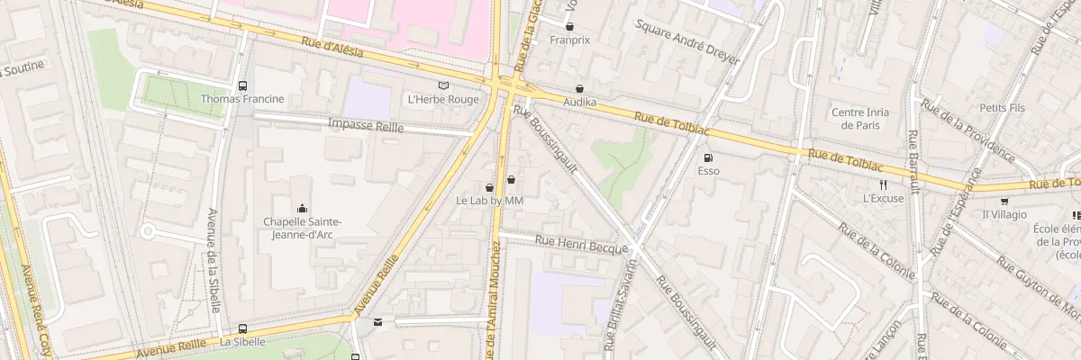 Plan du 53 Rue Boussingault à Paris 13e Arrondissement
