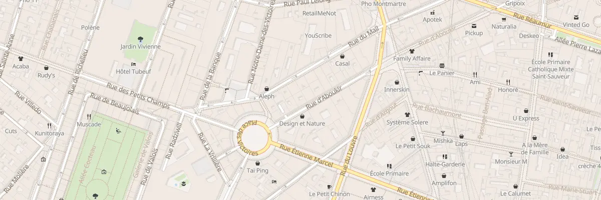 Plan du 7 Rue d’Aboukir à Paris 2e Arrondissement