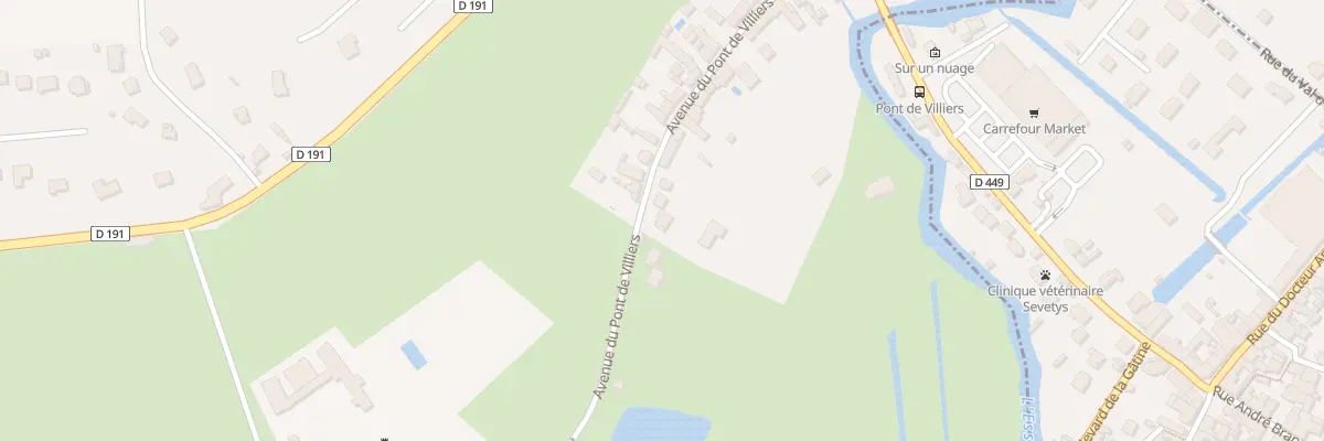 Plan du 27T Av du Pont de Villiers à Cerny