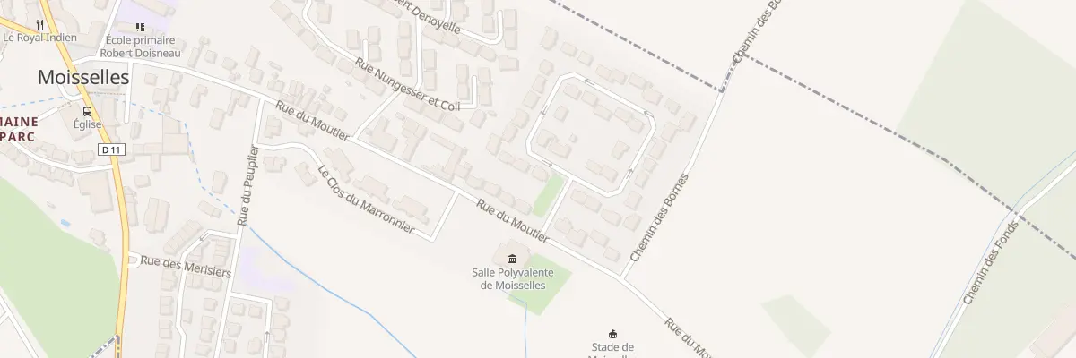Plan du 1 Rue Muscella à Moisselles