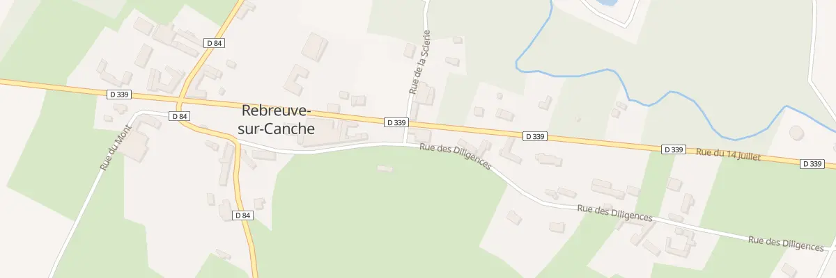 Plan du 36 Rue du Quatorze Juillet à Rebreuve-sur-Canche