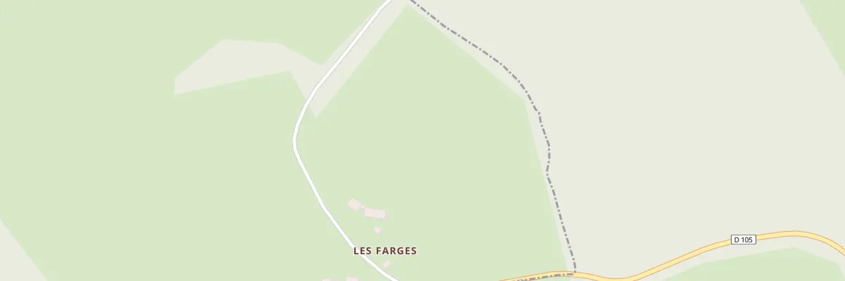 Plan du 2 Hameau des Farges à Saint-Fréjoux