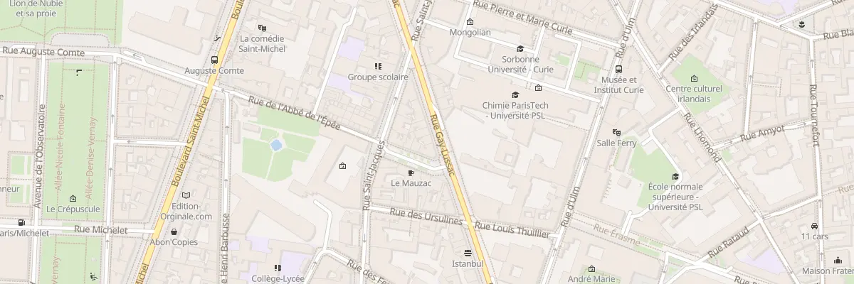 Plan du 46 Rue Gay-Lussac à Paris 5e Arrondissement