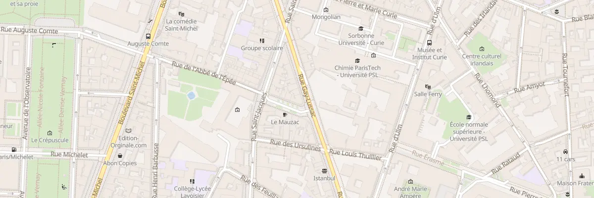 Plan du 48 Rue Gay-Lussac à Paris 5e Arrondissement